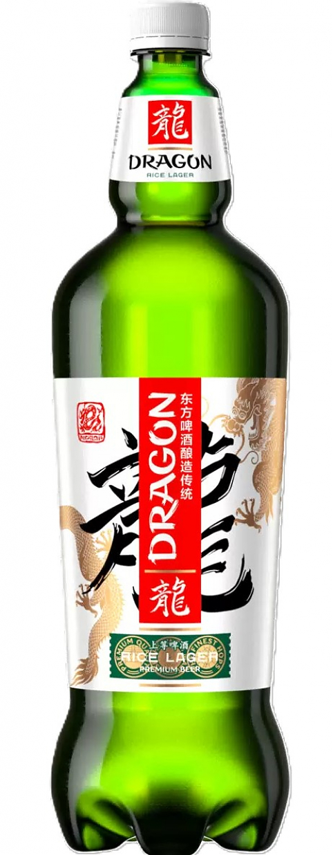 Пиво "Dragon" Светлое, ПЭТ, 1,2 л: Фото 1