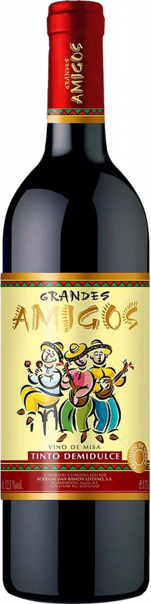 Вино "Grandes Amigos" Tinto Semidulche: Фото 1