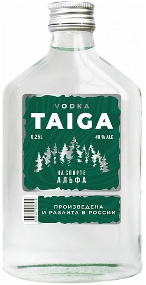 Водка "Тайга", 0,375 мл: Фото 1