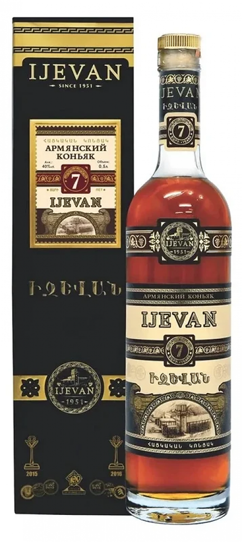 Коньяк "Ijevan" 7 years, gift box, 0.7 л: Фото 1