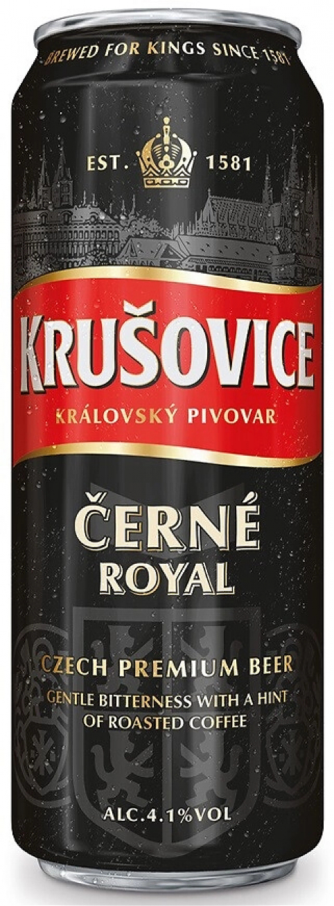 Пиво "Krusovice Cerne", Темное, 0.43 л: Фото 1