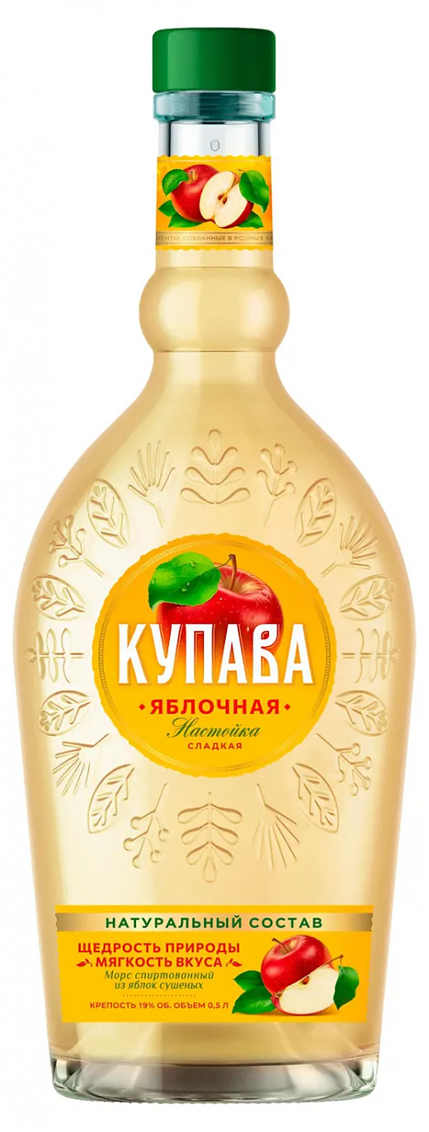Настойка сладкая «Купава» яблочная, 0.5 л: Фото 1