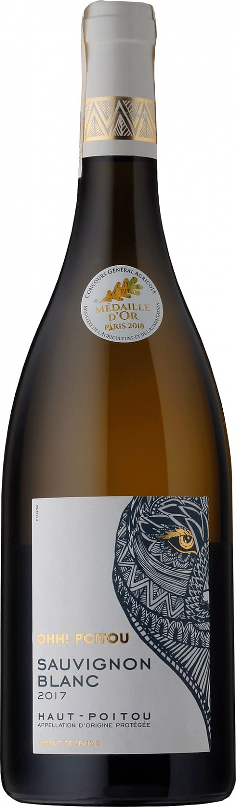 Вино "OHH! POITOU" Sauvignon Blanc: Фото 1