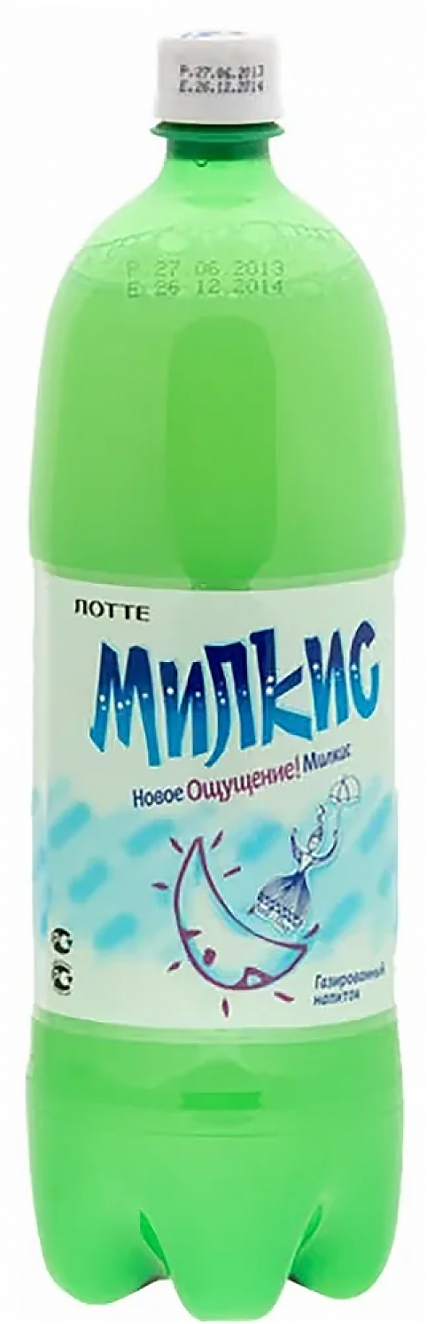 Напиток газированный "Lotte Milkis" Original, ПЭТ, 1.5 л: Фото 1