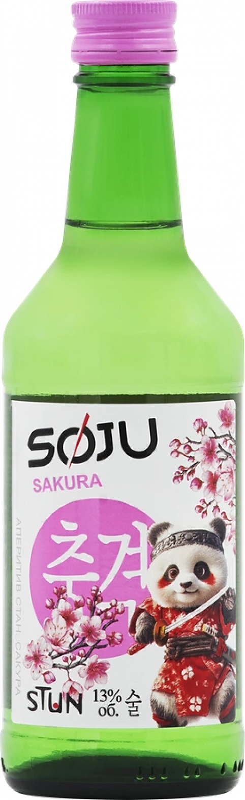 Аперитив "STUN" Soju Sakura, 300 мл: Фото 1