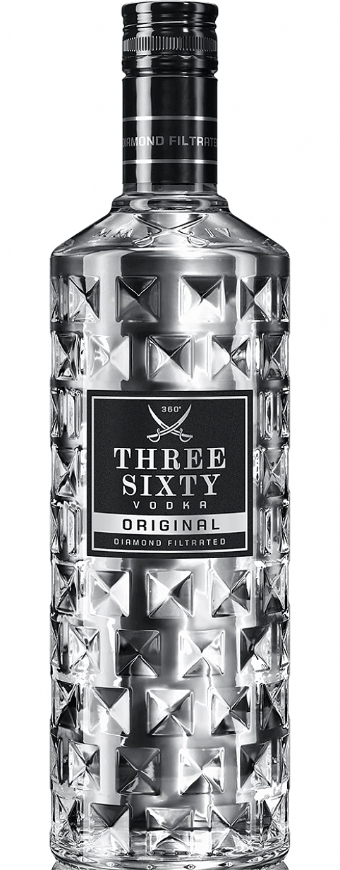 Водка "Three Sixty" Original, 0.7 л: Фото 1