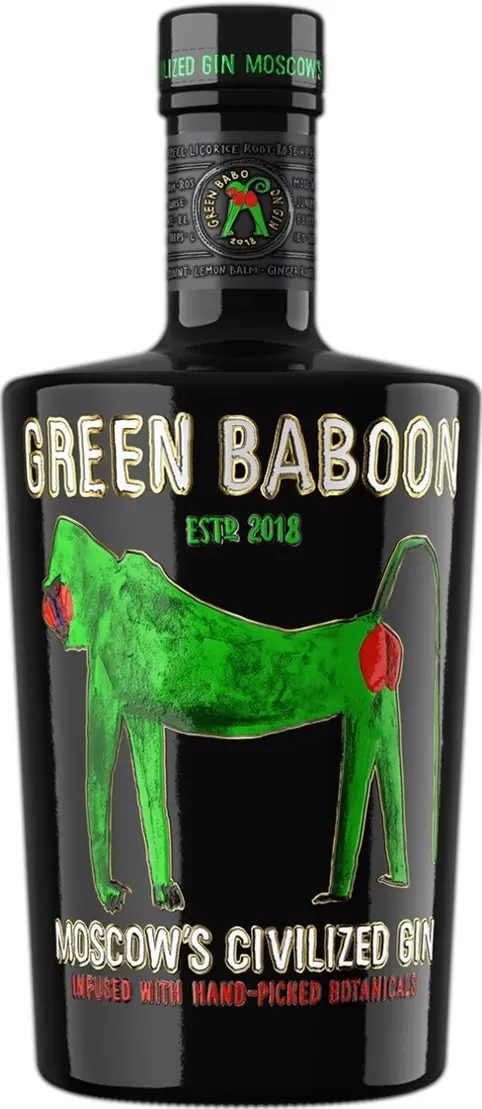 Джин "Green Baboon",  0.5 л: Фото 1