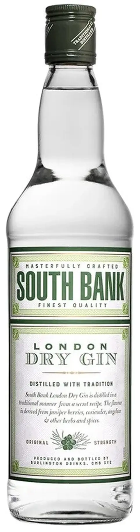 Джин "South Bank" London Dry Gin,  0.7 л: Фото 1