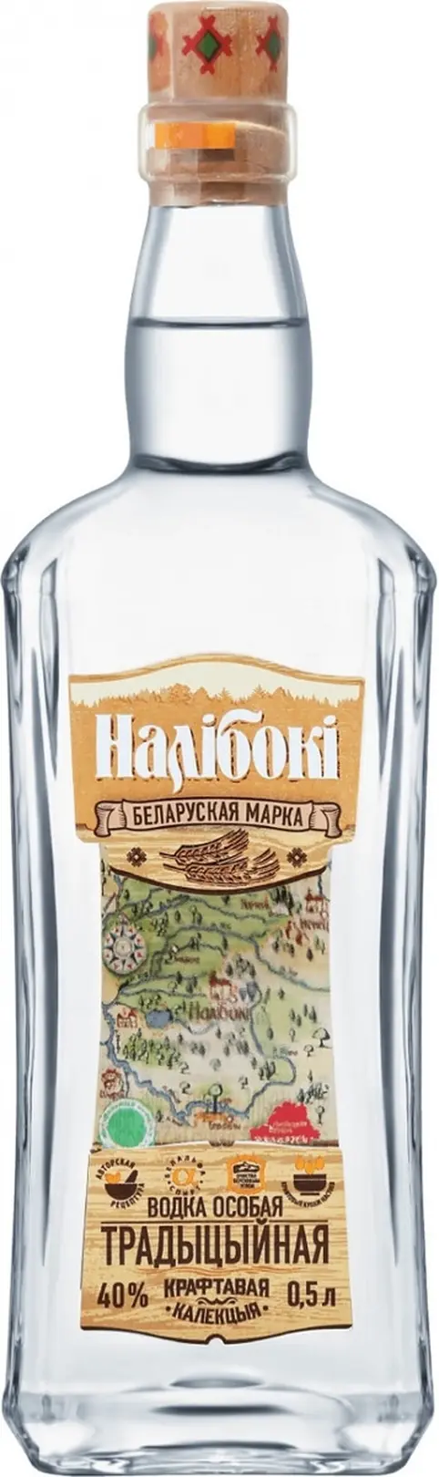 Водка "Налибоки" Традиционная,  0.5 л: Фото 1