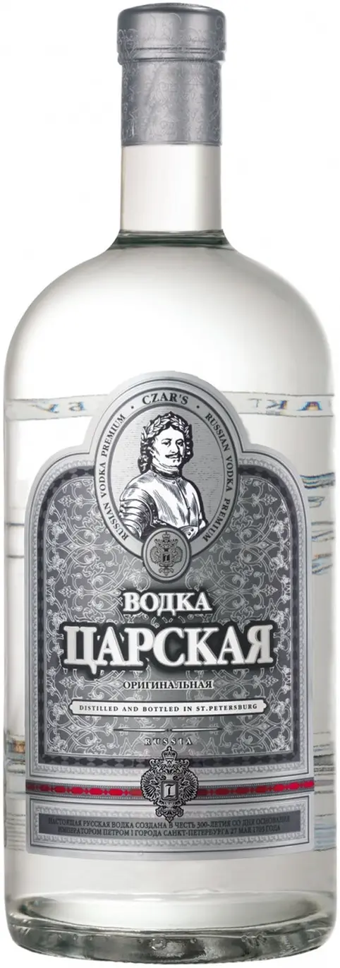 Водка "Царская" Оригинальная,  1.75 л: Фото 1