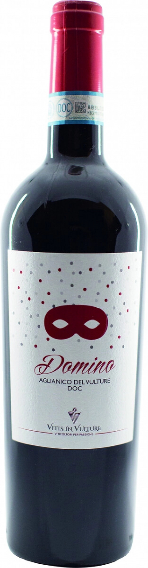Вино Vitis in Vulture, "Domino" Aglianico del Vulture DOC: Фото 1