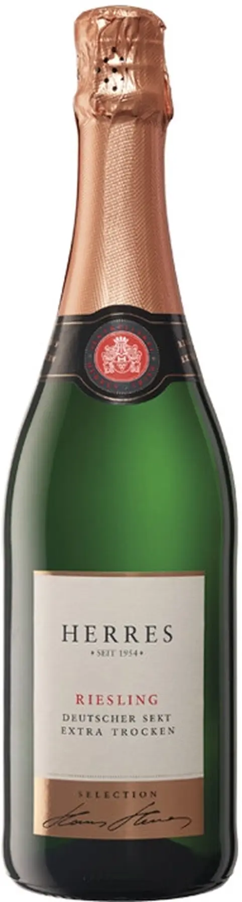 Игристое вино "Herres" Riesling Deutscher Sekt: Фото 1