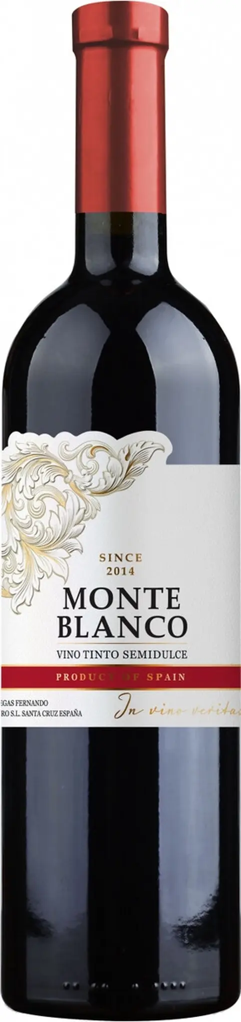 Вино "Monte Blanco" Tinto Semidulce: Фото 1