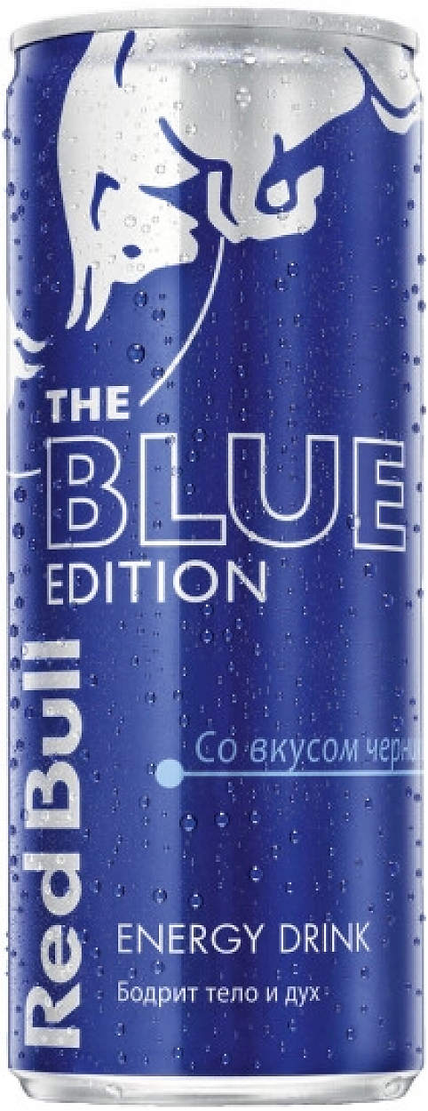 Энергетический напиток "Red Bull" The Blue Edition, Energy Drink, in can,  250 мл: Фото 1