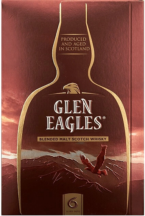 Виски "Glen Eagles" Blended Malt Scotch Whisky, gift box,  0.7 л: Фото 1