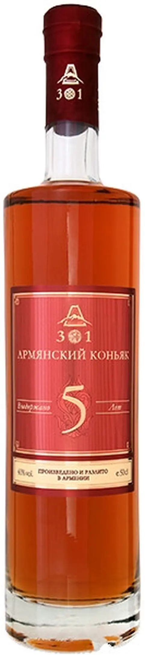 Коньяк "A301" 5 Years,  0.5 л: Фото 1