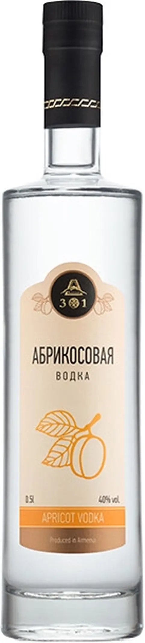 Водка А301, Абрикосовая,  0.5 л: Фото 1