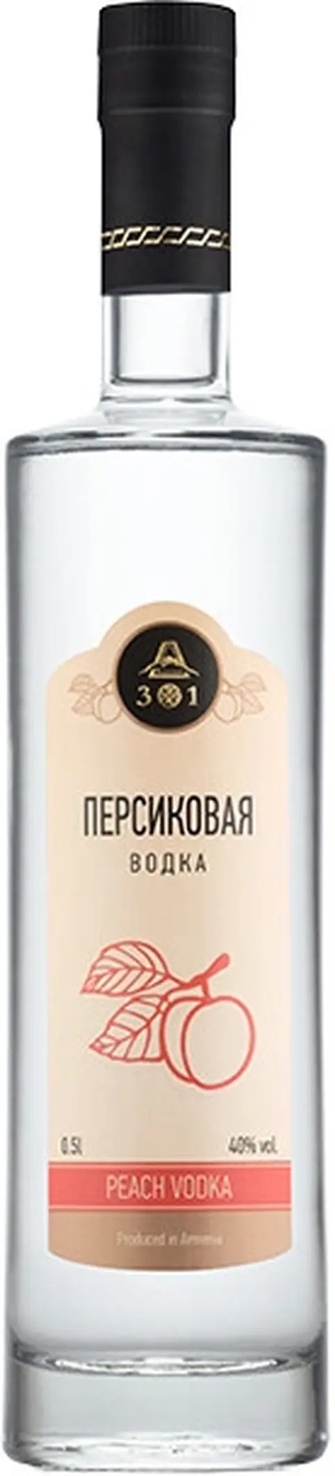 Водка А301, Персиковая,  0.5 л: Фото 1
