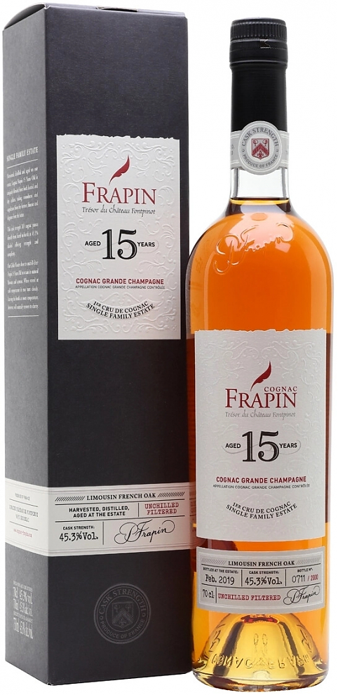Коньяк "Frapin" 15 Years Old, Grande Champagne AOC, gift box,  0.7 л: Фото 1