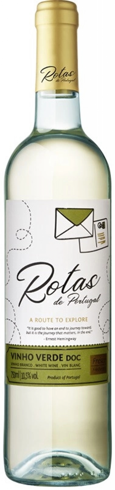 Вино "Rotas de Portugal" Branco, Vinho Verde DOC: Фото 1