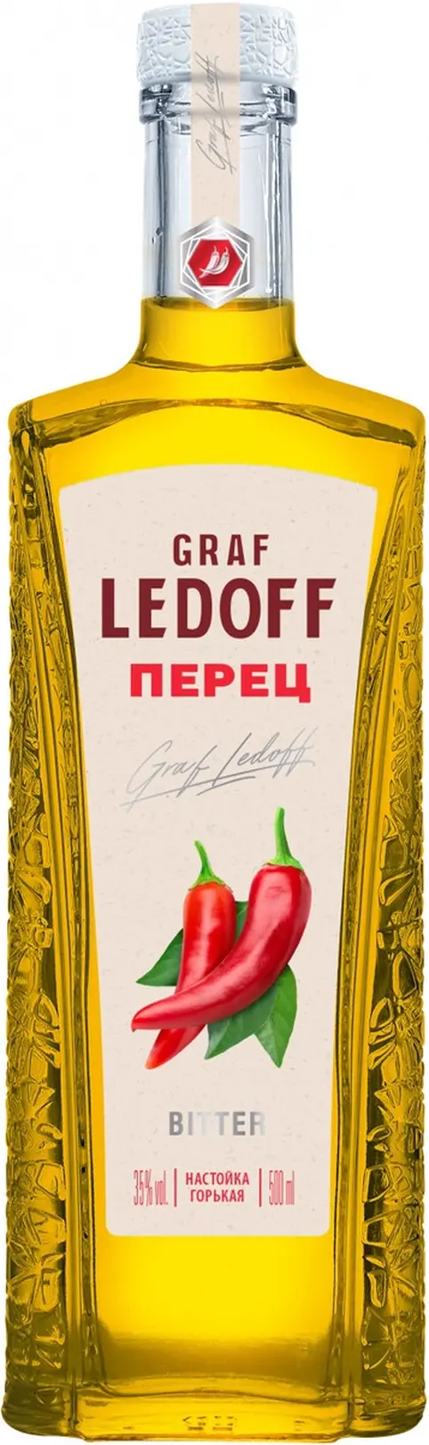 Ликер "Graf Ledoff" Pepper, Bitter,  0.5 л: Фото 1