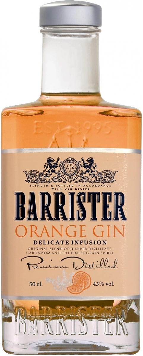 Джин "Barrister" Orange Gin,  0.5 л: Фото 1