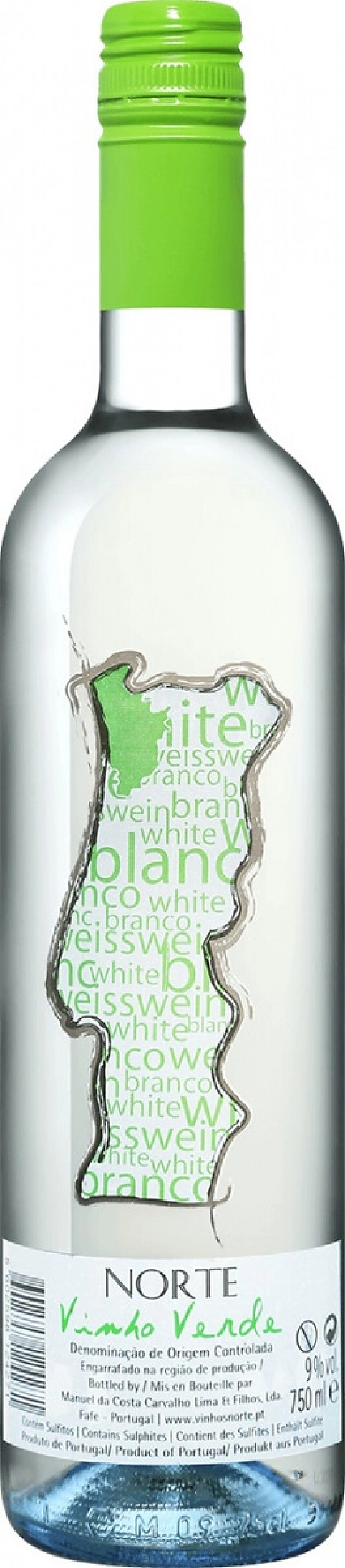 Вино "Norte" White Dry, Vinho Verde DOC, 2020: Фото 1