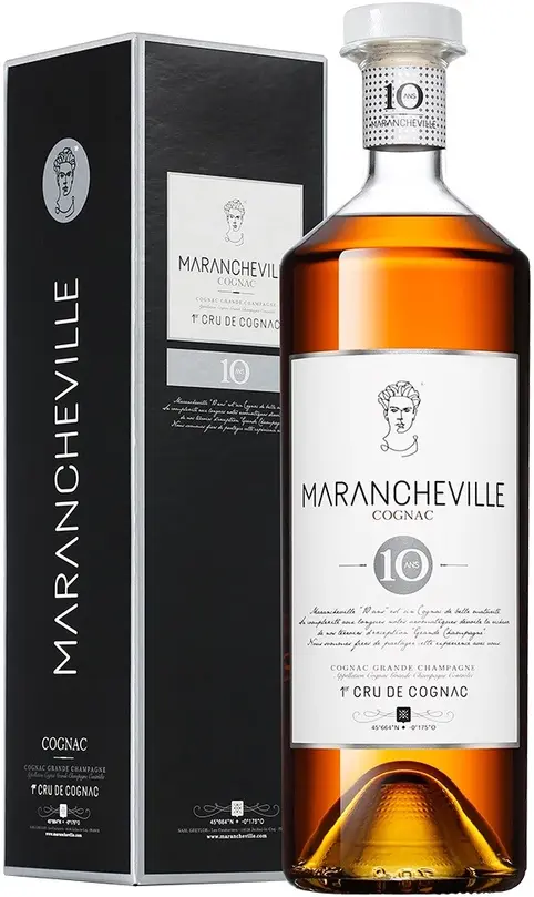 Коньяк "Marancheville" 10 Ans, Cognac Grande Champagne АОC, gift box,  0.7 л: Фото 1