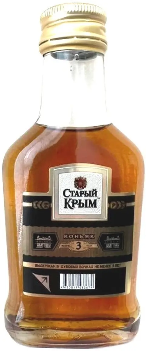 Коньяк "Старый Крым" 3-летний,  100 мл: Фото 1