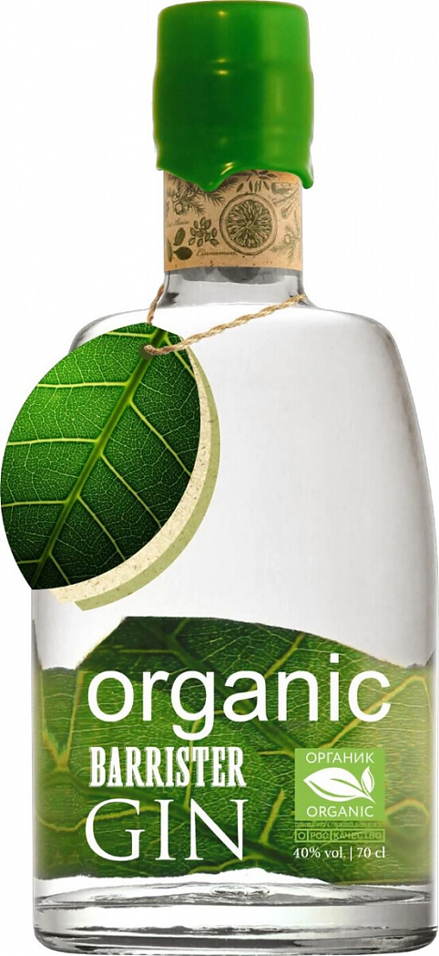 Джин "Barrister" Organic Gin,  0.7 л: Фото 1
