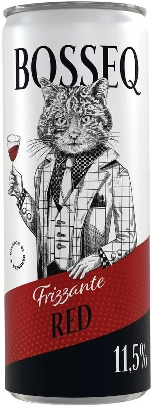 Игристое вино "Bosseq" Frizzante Red, in can,  250 мл: Фото 1