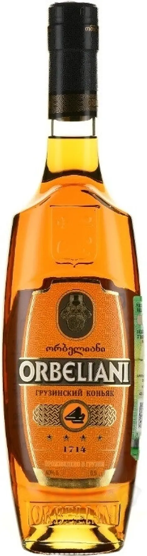 Коньяк "Orbeliani" 4 Years,  0.5 л: Фото 1