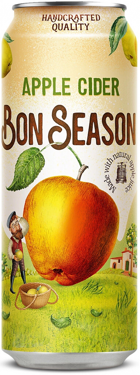 Сидр "Bon Season", in can,  430 мл: Фото 1