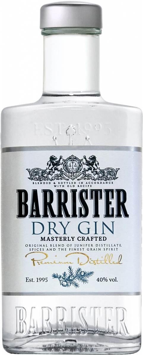 Джин "Barrister" Dry Gin,  375 мл: Фото 1