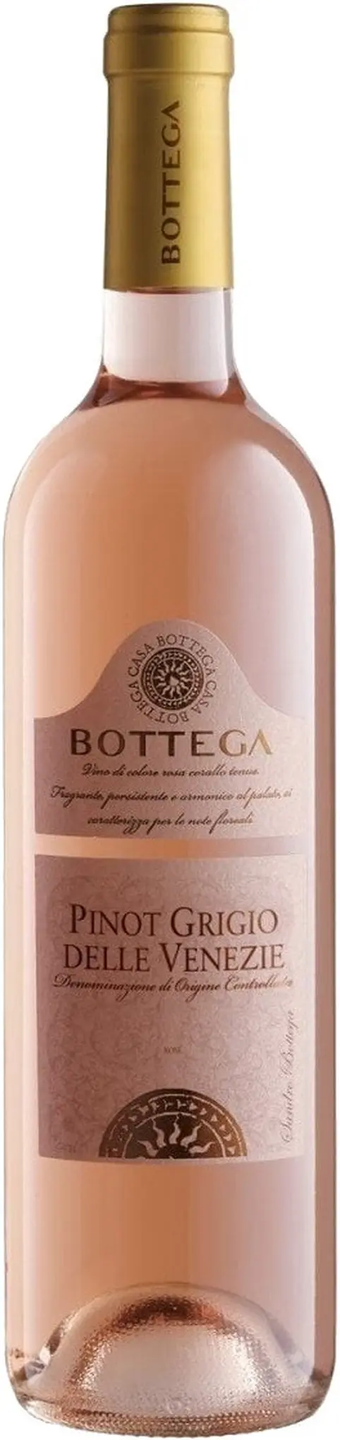 Вино Bottega, Pinot Grigio Rose delle Venezie DOC: Фото 1