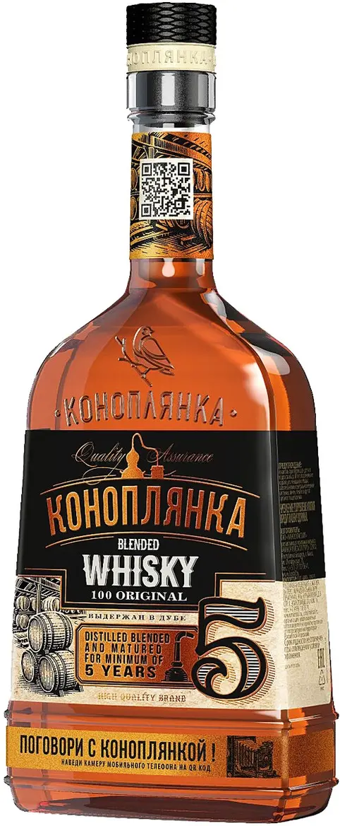 Виски "Коноплянка" Купажированный,  0.5 л: Фото 1