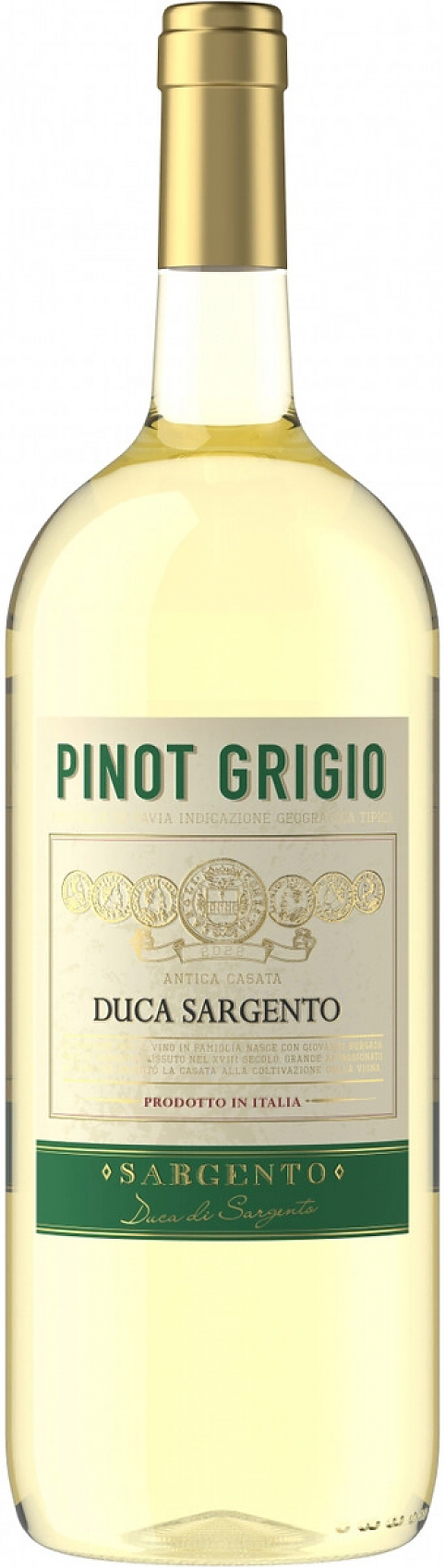Вино "Duca Sargento" Pinot Grigio, Terre Siciliane IGT,  1.5 л: Фото 1