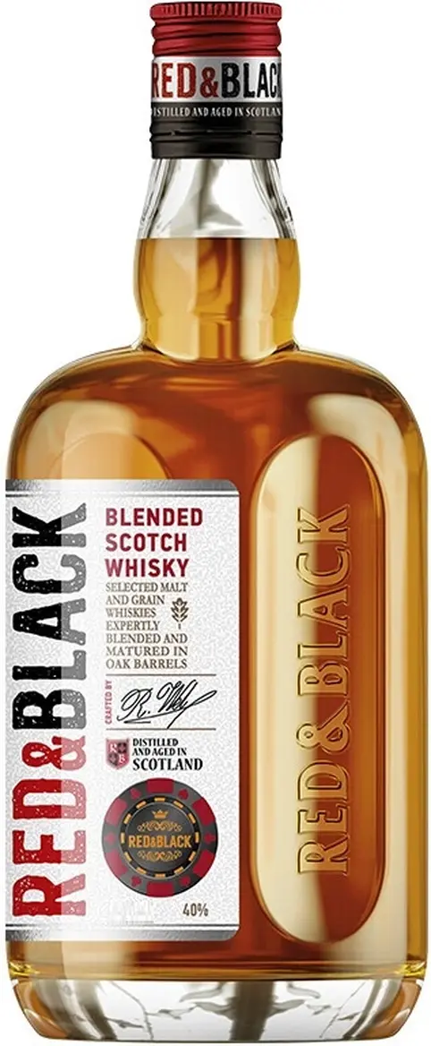 Виски "Red & Black" Blended Scotch Whisky,  200 мл: Фото 1