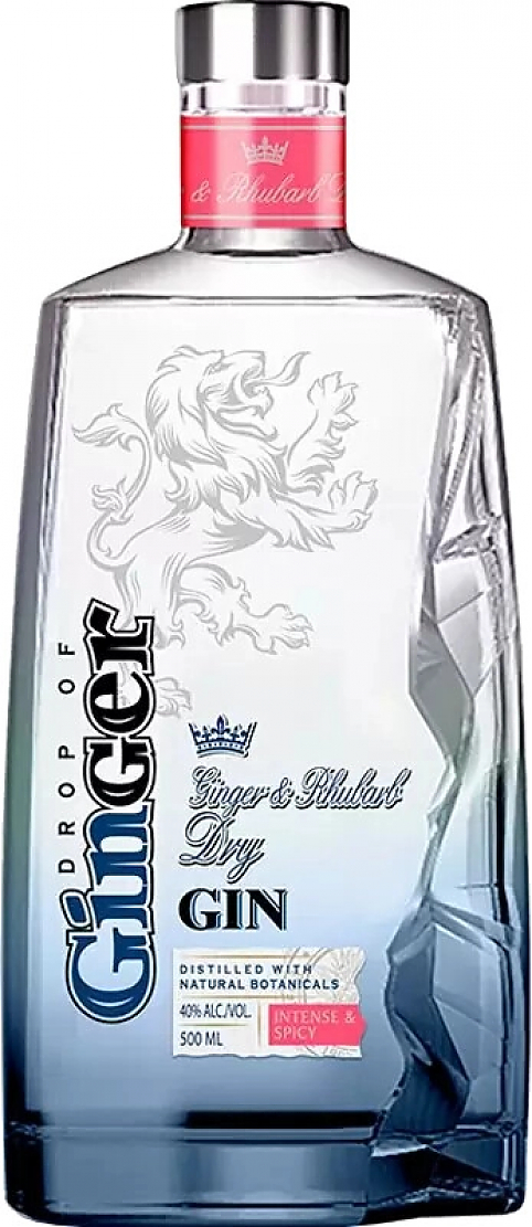 Джин "Drop of Ginger" Ginger & Rhubarb,  0.7 л: Фото 1