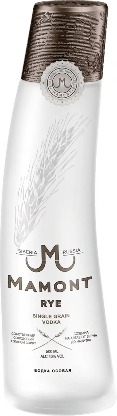 Водка "Mamont" Rye,  0.5 л: Фото 1