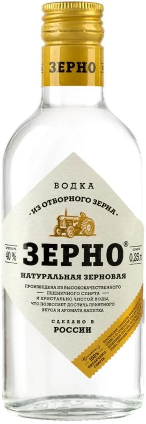 Водка "Зерно" Натуральная,  250 мл: Фото 1