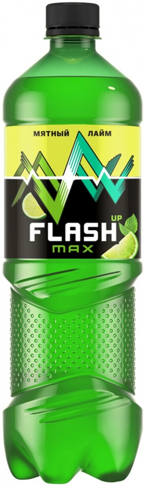 Вода "Flash Up" Energy, Mint Lime, Energy Drink, PET,  1 л: Фото 1