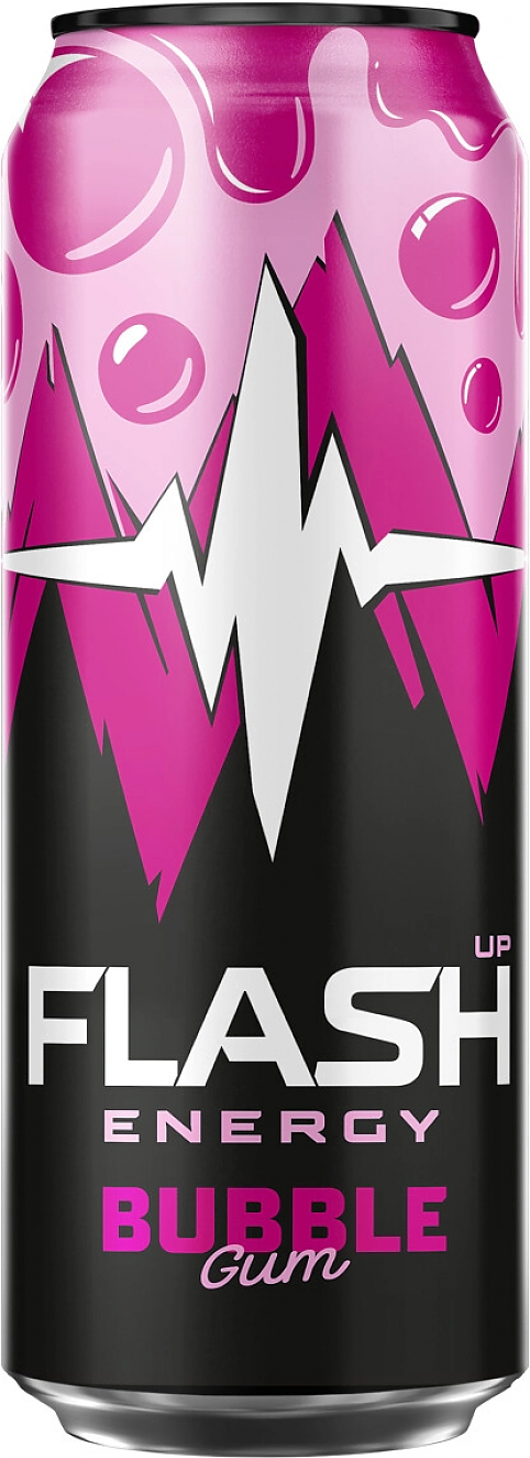 Энергетический напиток "Flash Up" Energy, Bubble Gum, Energy Drink, in can,  0.45 л: Фото 1