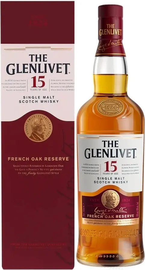 Виски "The Glenlivet" 15 years, with box,  0.7 л: Фото 1