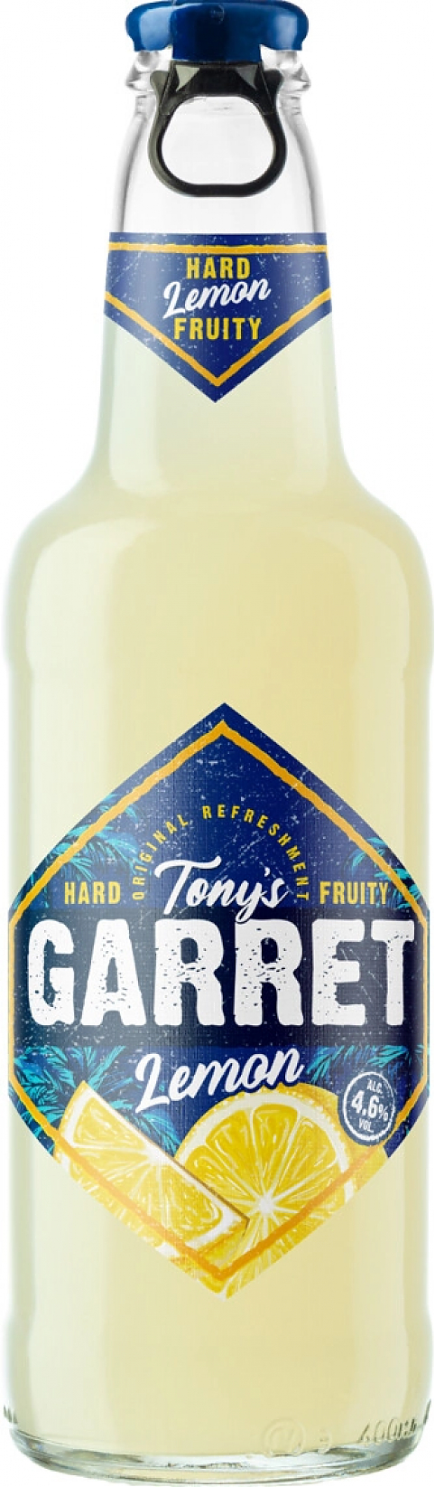 Пиво "Tony's Garret" Hard Lemon,  400 мл: Фото 1
