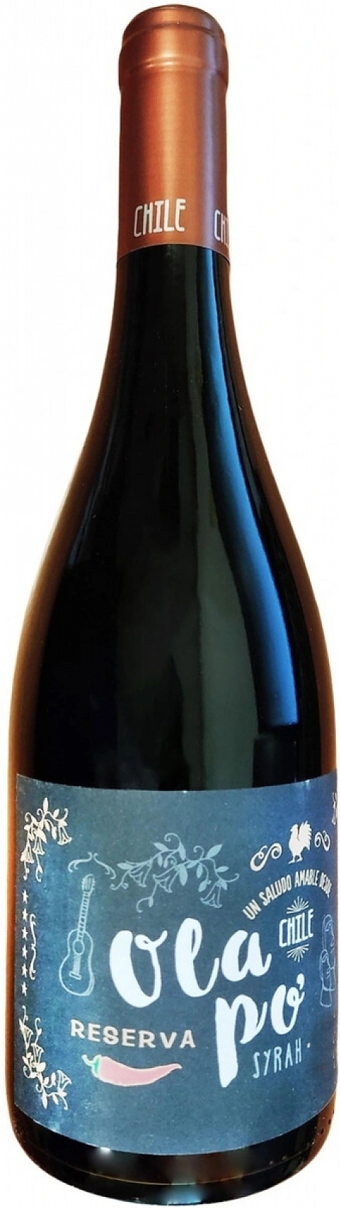 Вино "Ola Po" Syrah Reserva, Central Valley DO: Фото 1