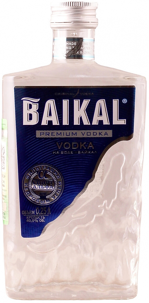 Водка "Байкал" на Спирте Альфа,  250 мл: Фото 1
