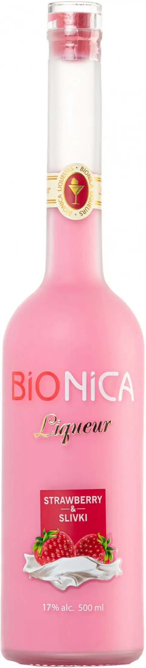 Ликер "Bionica" Strawberry & Slivki,  0.5 л: Фото 1