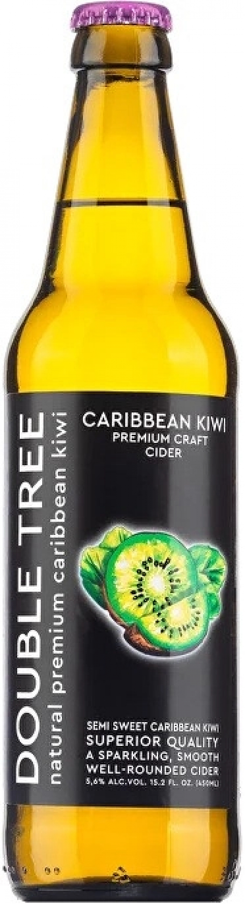 Сидр "Double Tree" Caribbean Kiwi,  0.45 л: Фото 1