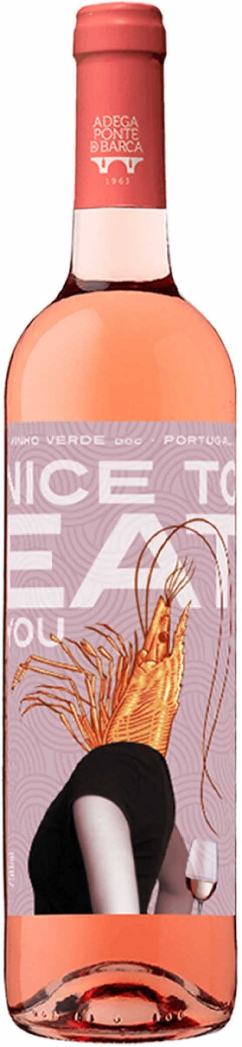 Вино "Nice to Eat You", Vinho Verde Rose DOC, 2023: Фото 1